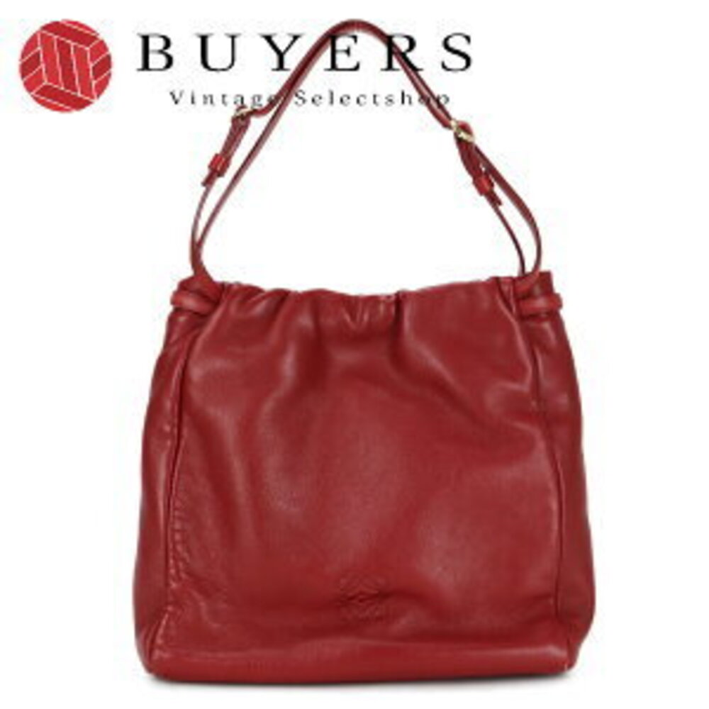 Loewe Handbag Nappa Leather Anagram Red